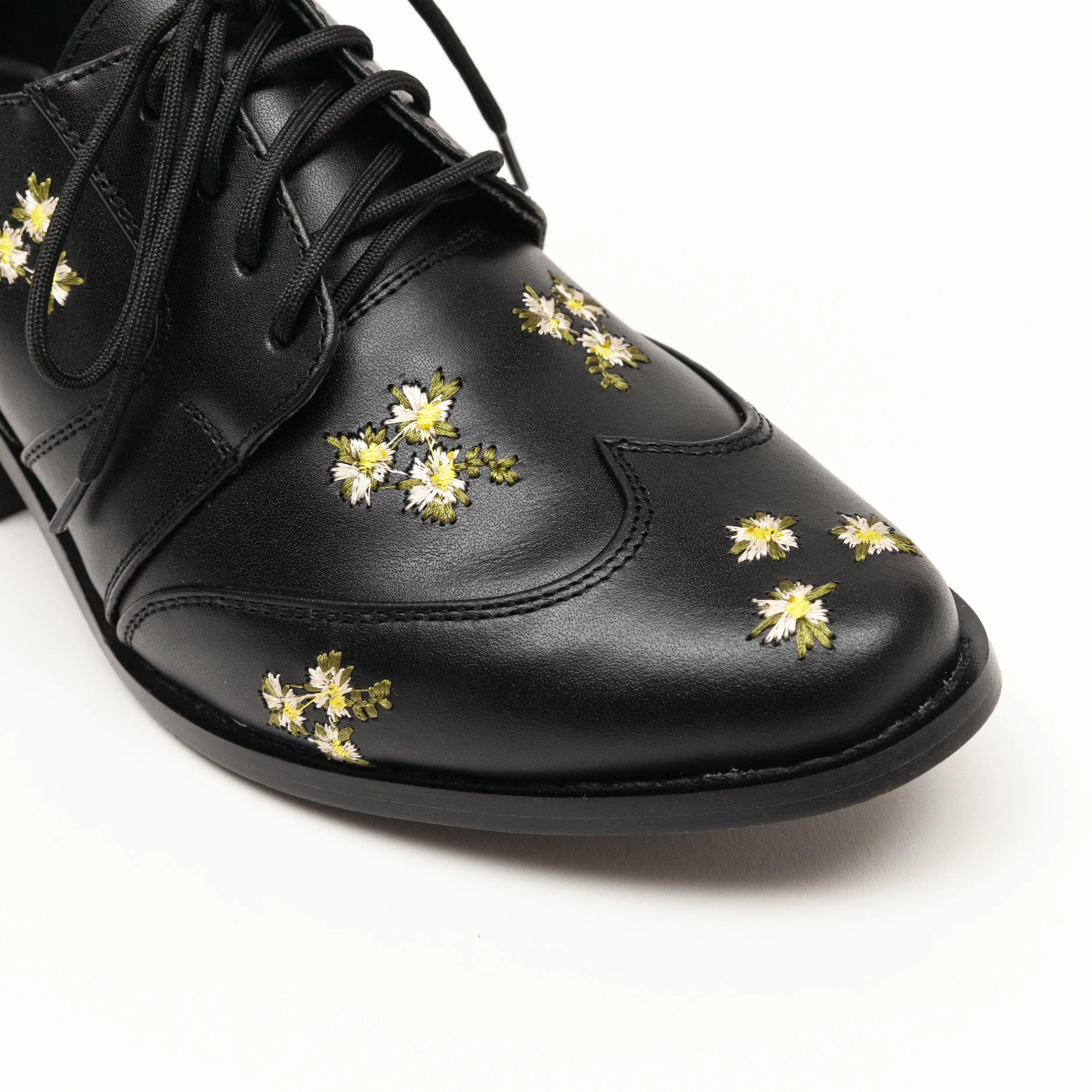 Leonor negro con flores - Image 9